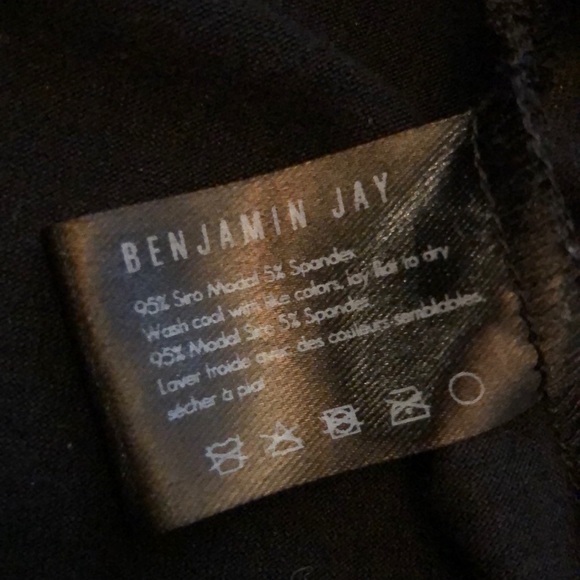 Benjamin Jay super soft modal cross front tee M - Picture 4 of 6